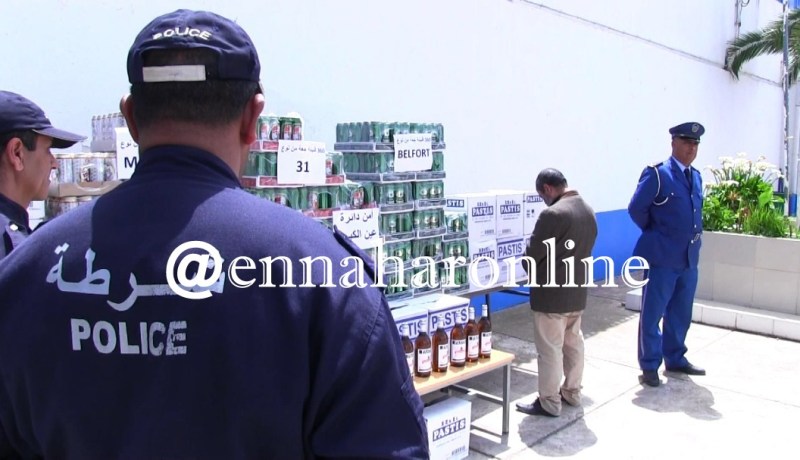 توقيف شخص وحجز كمية من المشروبات الكحولية في عين تيموشنت