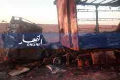 بالصور… تفحّم 4 أشخاص في حادث مرور بغرداية