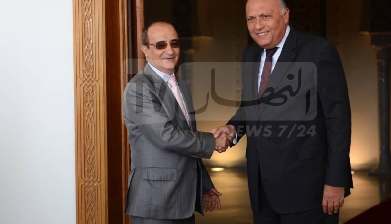 وزير الخارجية المصري يصل إلى الجزائر