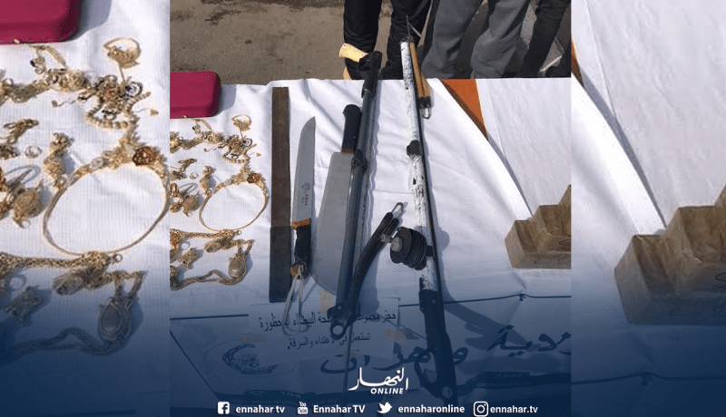 توقيف مجرم ينشط ضمن عصابة اعتداء وحجز أسلحة في وهران