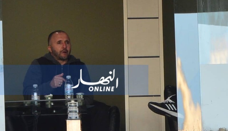 بالصور.. بلماضي يُتابع لقاء “النصرية-الزمالك” بملعب 05 جويلية