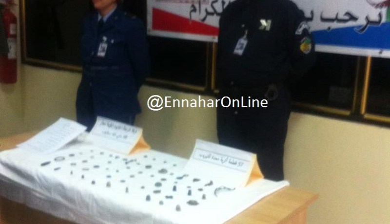 بالفيديو والصور.. حجز57 قطعة أثرية بمطار سطيف