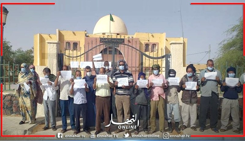 تندوف: وقفة إحتجاجية لعمال بلدية أم العسل للمطالبة بأجورهم