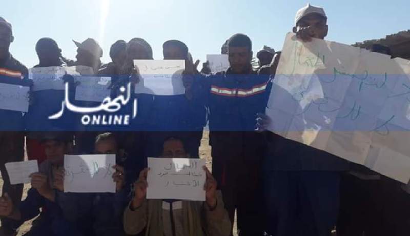 الوادي : عمال حظيرة بلدية المغير يحتجون على أوضاعهم المهنية