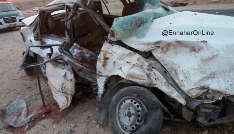 بالصور.. 3 قتلى في حادث مرور بتمنراست