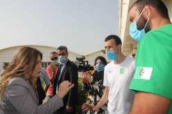 سواكري تتابع إجراء فحص كورونا لرياضيي النخبة وتحفزهم قبل عودتهم للتحضيرات