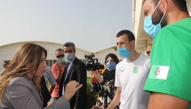 سواكري تتابع إجراء فحص كورونا لرياضيي النخبة وتحفزهم قبل عودتهم للتحضيرات