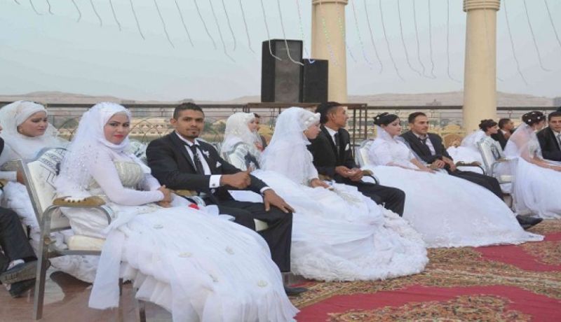 زفاف جماعي لفائدة 10 عرسان بالبيض