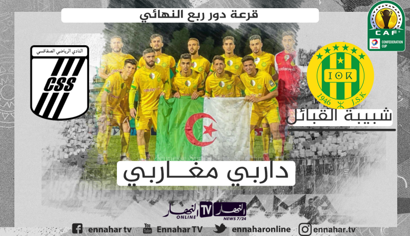 الشبيبة تواجه الصفاقسي التونسي في ربع نهائي كأس الكاف