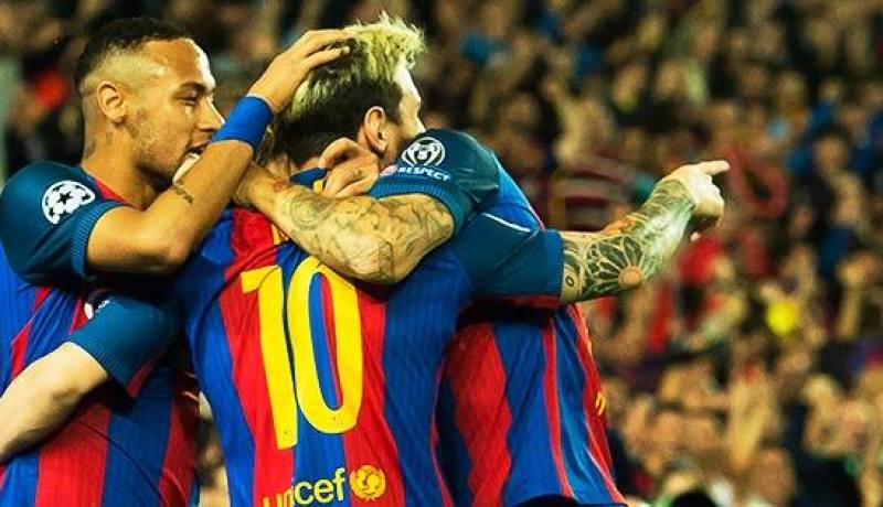 بالفيديو.. برشلونة يسحق المان سيتي برباعية وميسي يسجل الهاتريك