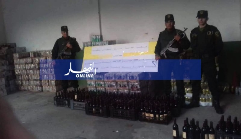 بالصور: حجز أزيد من 2000 قارورة خمر بمبلو في بجاية