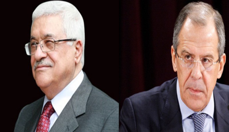 محمود عباس يتباحث مع وزير الخارجية الروسي