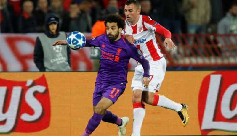 النجم الأحمر يفاجئ ليفربول بثنائية في دوري الأبطال 