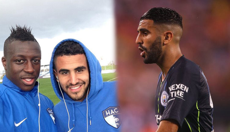 محرز يلتقي بصديق الطفولة في تدريبات السيتي