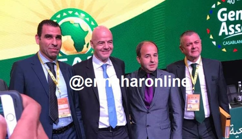 زطشي يلتقي برئيس الفيفا في المغرب