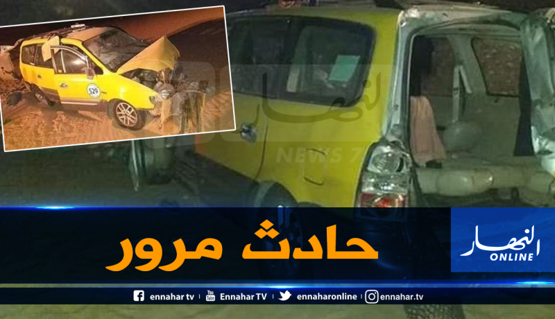 قتيل وجريحان في حادث مرور مروع بالوادي