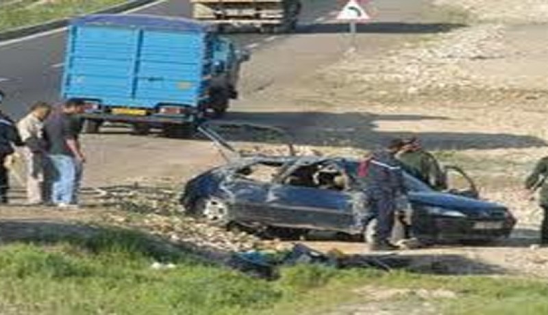 قتيلان وجريح في حادث مرور بسيدي بلعباس