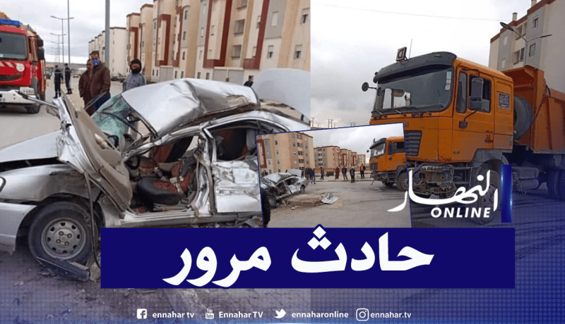 هلاك شخص في اصطدام بين سيارة وشاحنة بالجلفة