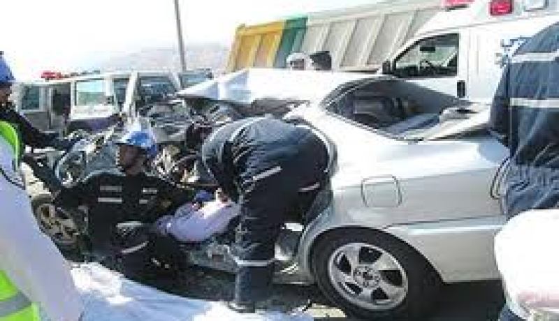 هلاك ثلاثة أشخاص وإصابة خمسة آخرين بجروح خطيرة في ثلاثة حوادث مرور بتبسة