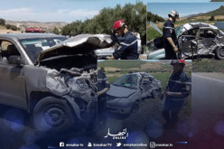 بالصور.. قتيلان و3 جرحى في حادث مرور تسلسلي خطير بقالمة