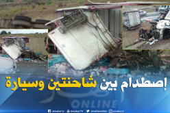 بالصور.. قتيلان و4 جرحى في إصطدام بين شاحنتين وسيارة بعين الدفلى