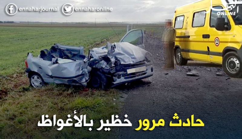 بالفيديو .. حادث مرور خطير يودي بحياة شخص في الأغواط