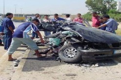 مقتل شابين وجرح‮ ‬3‮ ‬آخرين في‮ ‬انقلاب سيارة بالبرج