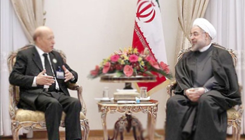 الرئيس الايراني يستقبل العربي ولد خليفة