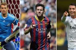 جائزة فيفا الكرة الذهبية: التنافس انحصر بين رونالدو وميسي ونوير