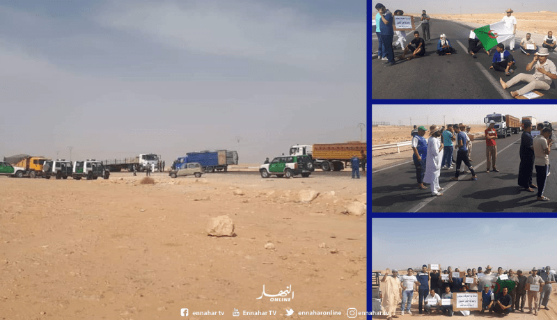 مواطنون يغلقون الطريق الوطني “رقم 1” احتجاجا على حوادث المرور المميتة
