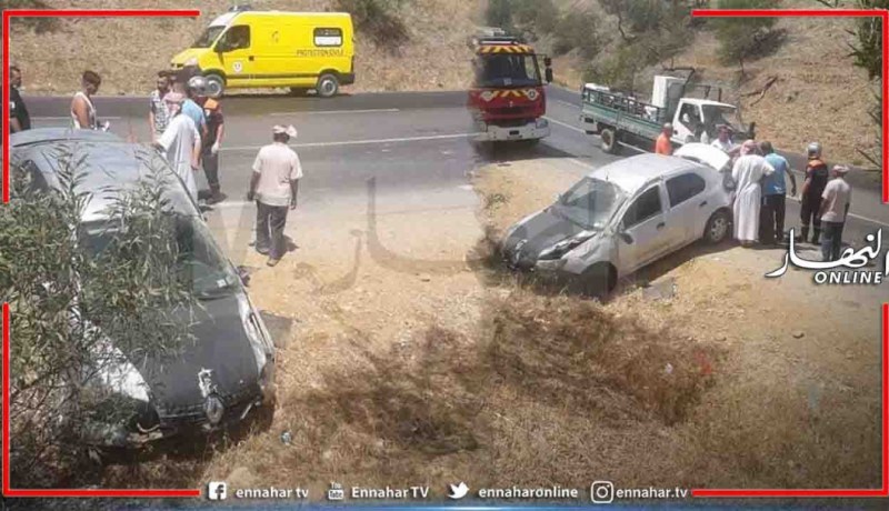 الشلف: 3 جرحى في إنحراف سيارة  ببوزغاية