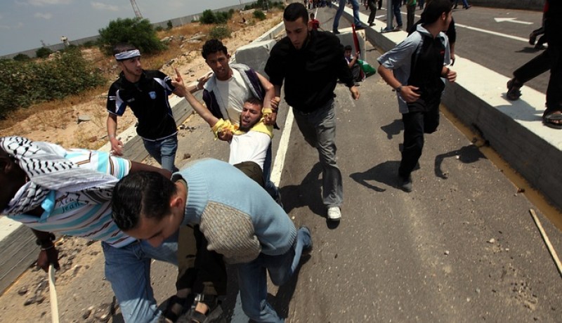 اصابة فلسطينيان برصاص قوات الاحتلال الصهيوني شمال قطاع غزة