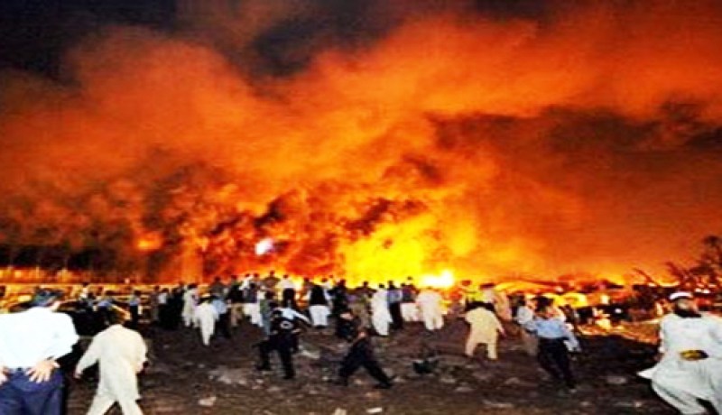 مقتل 8 مسلحين واحتراق أكثر من 300 متجر شرق أفغانستان