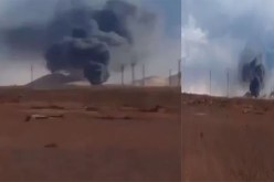 بالفيديو.. حريق مهول في أنبوب لنقل البترول في الاغواط