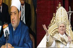 ‮ ‬البابا‮ ‬بينوا‮ ‬XVI‮  ‬يقبّل إمام الأزهر