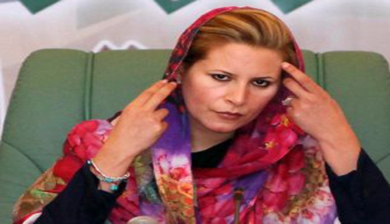 بنت القذافي‮ ‬زعفانة‮ ‬على‮ ‬الجزائر