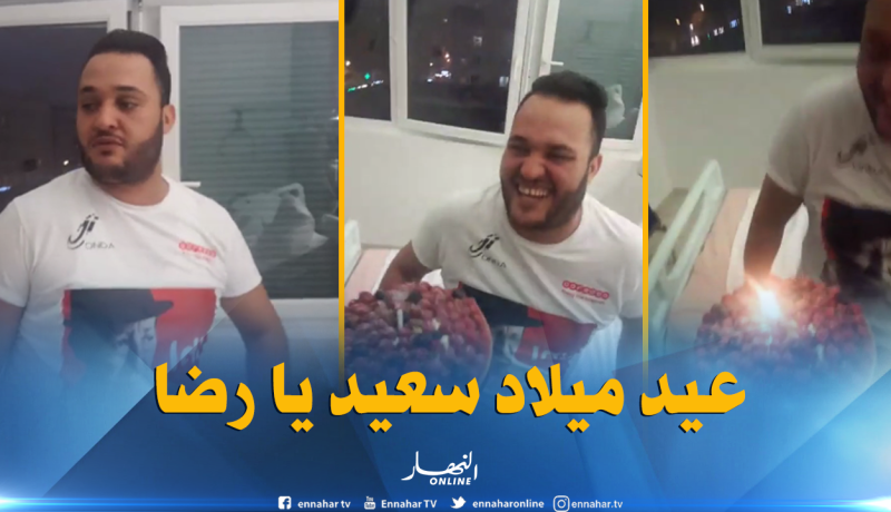 بالفيديو.. هكذا إحتفل الصحفي رضا جودي بعيد ميلاده داخل المستشفى