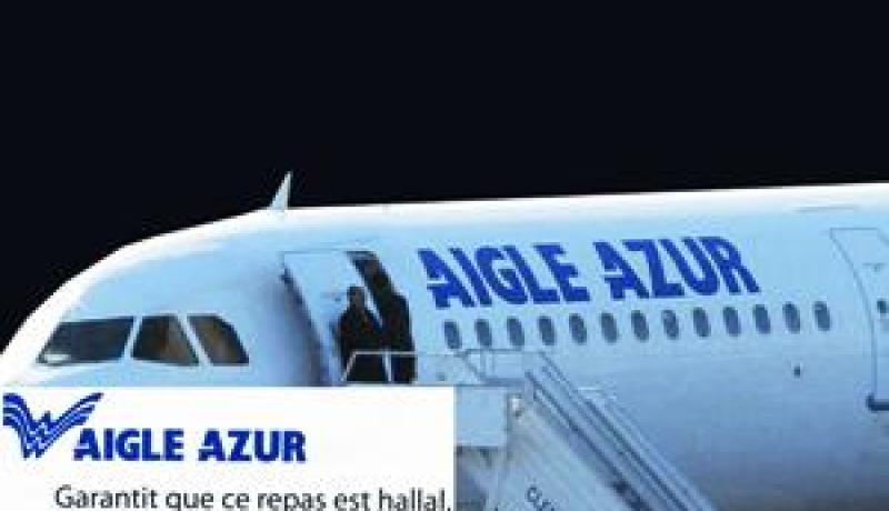 إيغل أزور توفر اللحم الحلال في الجو