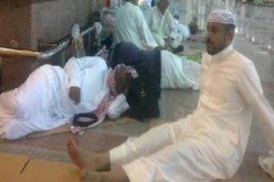 آلاف الحجاج ''مُحتجزون'' ويفترشون الأرض في مطار جدة