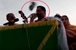 بالفيديو.. رمي وزير المالية الموريتاني بحذاء أثناء مهرجان شعبي