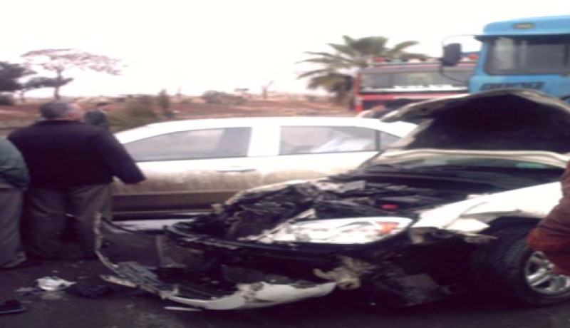 جريحان في انزلاق سيارتين بالطريق الوطني 14 في تيارت