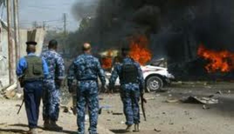 انفجار سيارة مفخخة يستهدف وزارة الداخلية ووقوع اصابات