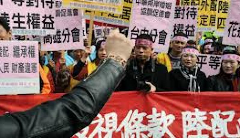 عشرات آلاف المتظاهرين في تايوان ضد الرئيس ينغ-جيو