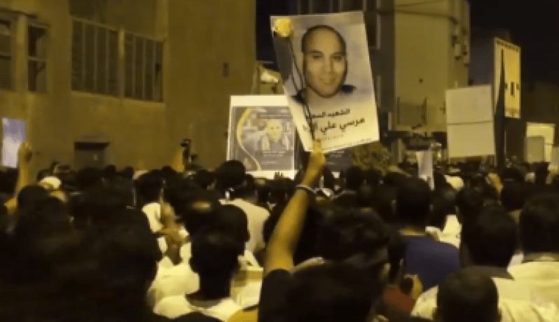 آلاف الشيعة ينددون بحكام السعودية خلال جنازة مطلوب