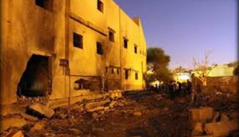 انفجار يستهدف مبنى الأمن الوطني الليبي في بنغازي ويدمره بشكل كامل