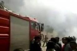 اصابة 5 اشخاص بحروق متفاوتة الخطورة اثر نشوب حريق عمارة بعين تيموشنت