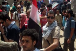الجالية المصرية في فلسطين تنظم مسيرة دعما لمصر في حربها ضد الإرهاب
