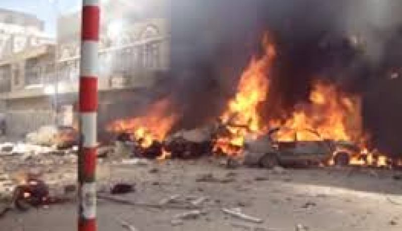 سقوط طائرة حربية فوق حي سكني في صنعاء