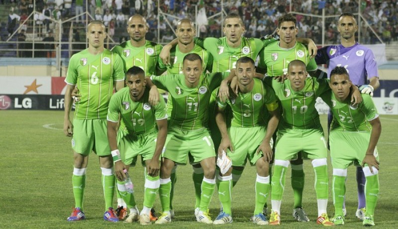 المنتخب الوطني أمام البنين بالزي الأخضر