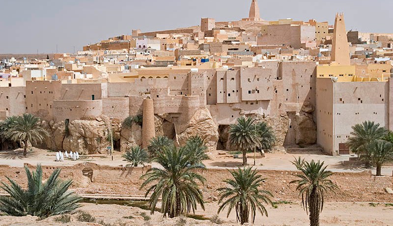 بطالون يحتجون امام وكالات التشغيل منددين على البيروقراطية في غرداية